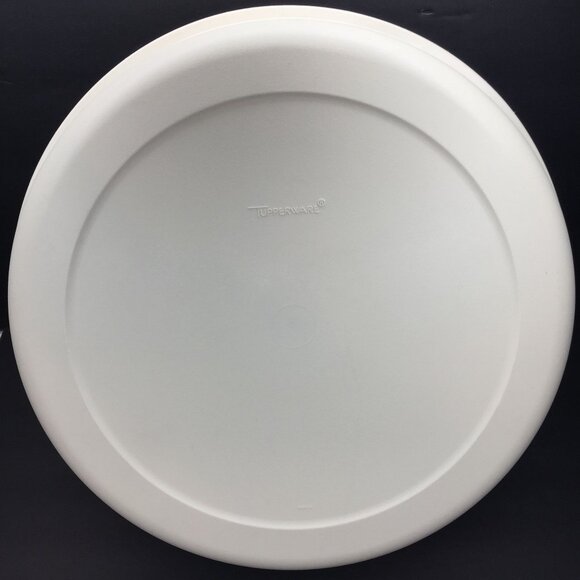 Vintage Tupperware Party Platter Snack Container Lid Retro Chips Dip 1666 1665 - Picture 14 of 16